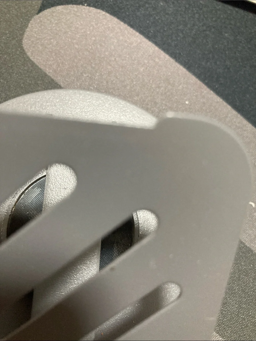Foldable Gray Metal Phone Stand Holder - Compact Desk Mount